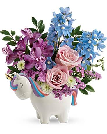 Teleflora's Enchanting Pastels Unicorn Bouquet Bouquet