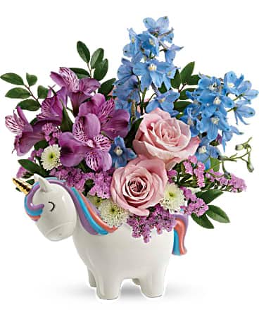 Teleflora's Enchanting Pastels Unicorn Bouquet Bouquet